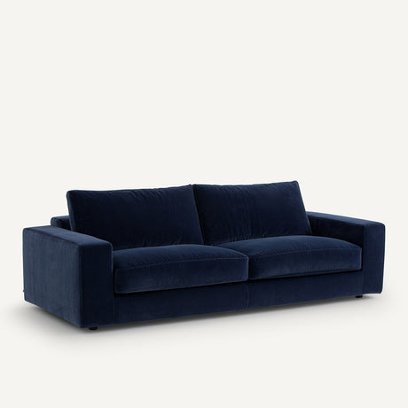 Sofá de terciopelo Azul Oscuro - BAELA