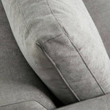 Sofá de terciopelo Gris claro - BAELA