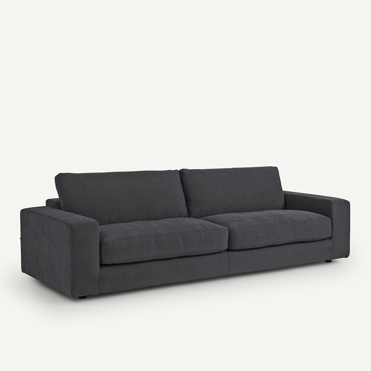Sofá de terciopelo Gris oscuro - BAELA
