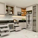 Cocinas  melamina en L - VANGUARD FAMUZE