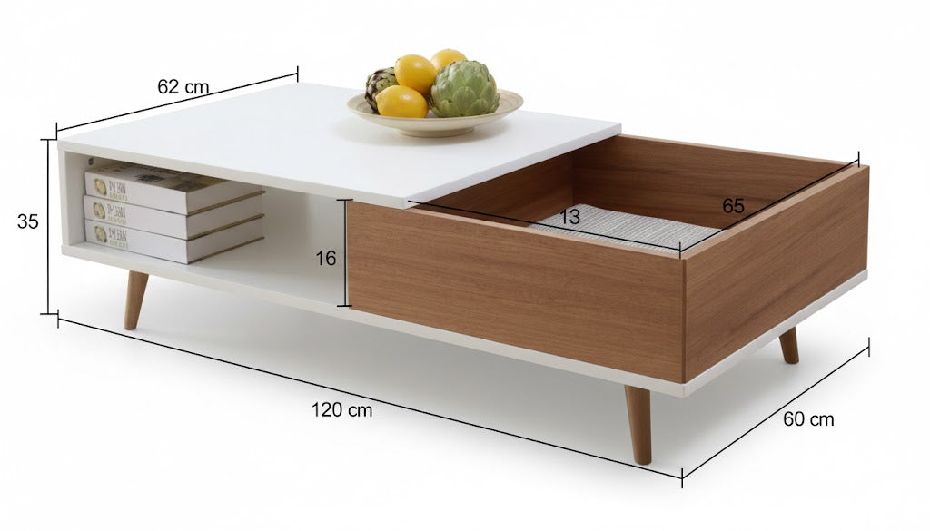 Mesa de Centro Moderna – VINTAGE