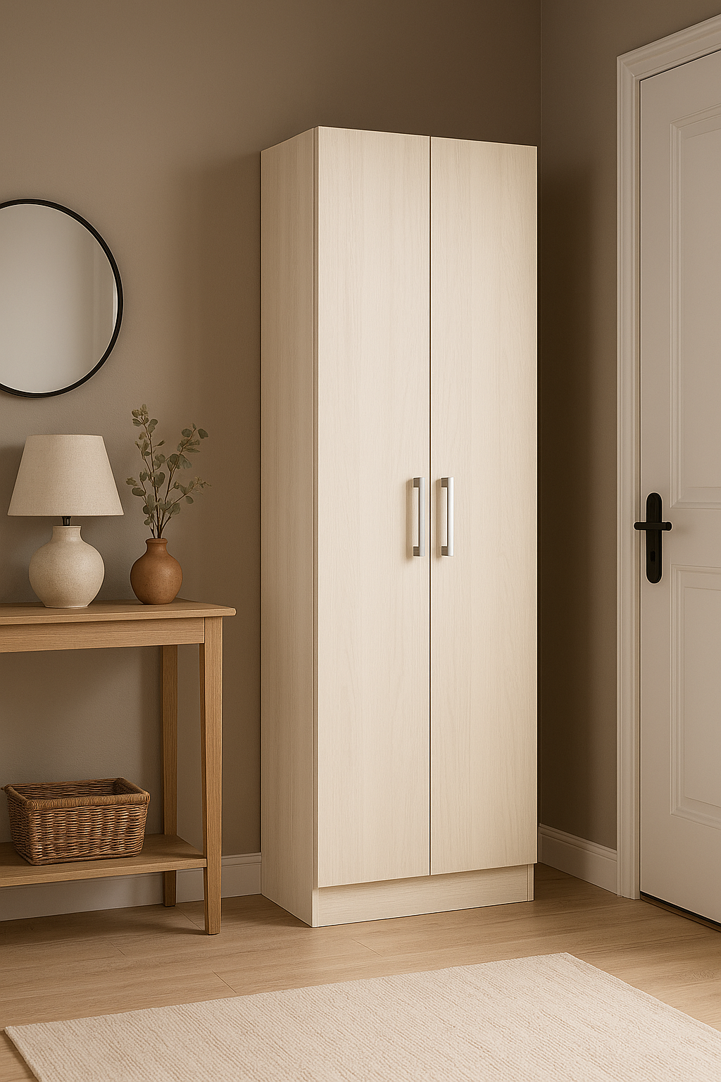 Ropero de melamina de 2 puertas  - Violeta FAMUZE