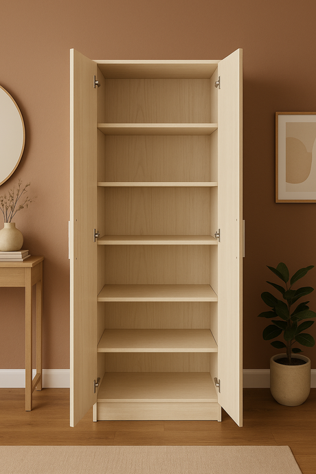 Ropero de melamina de 2 puertas  - Violeta FAMUZE