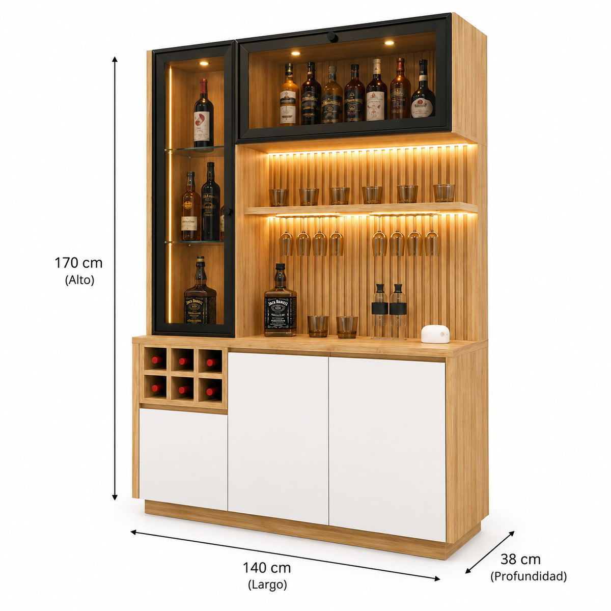 Vitrina bar Moderno - MALENA FAMUZE