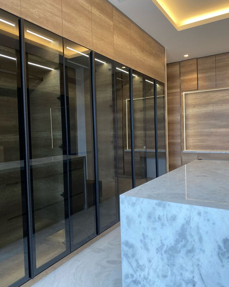 Walk-in Closet de melamina - CARLISLE
