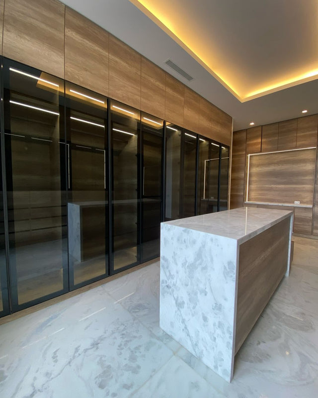 Walk-in Closet de melamina - CARLISLE