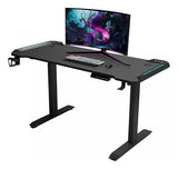 OXIN Y100-B Escritorio Gamer RGB Ajustable en Altura OXIN