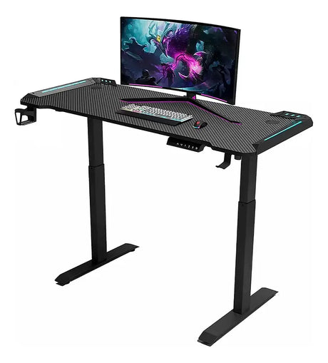OXIN Y100-B Escritorio Gamer RGB Ajustable en Altura OXIN