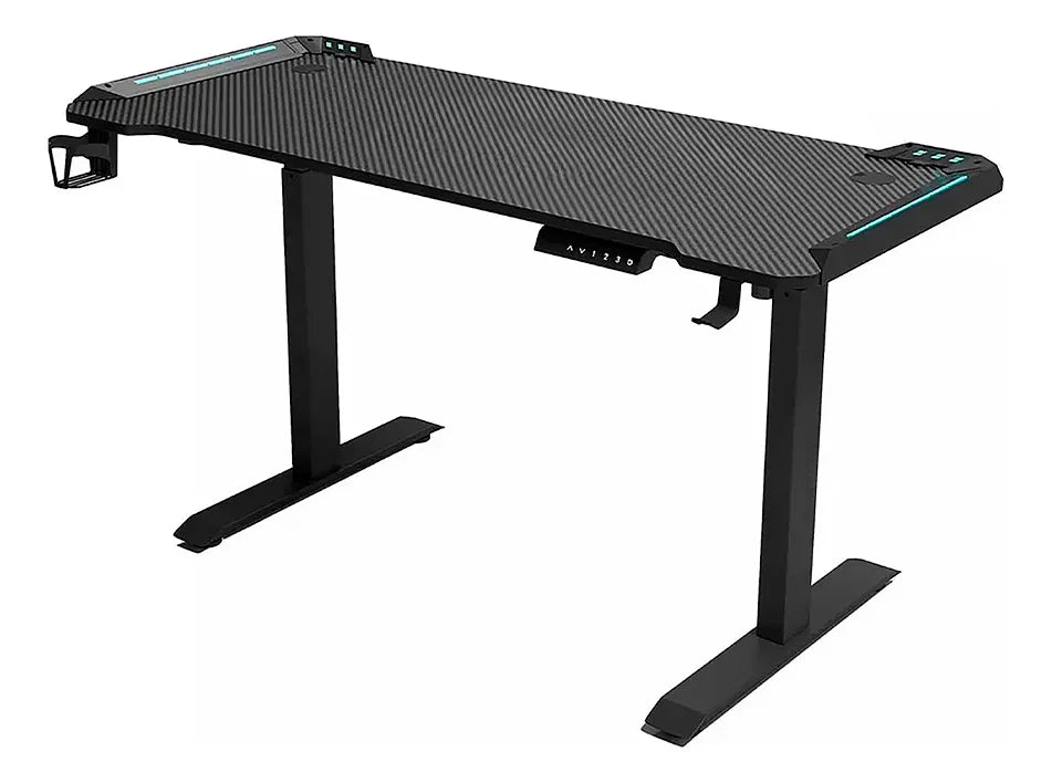 OXIN Y100-B Escritorio Gamer RGB Ajustable en Altura OXIN