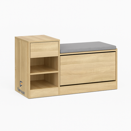Zapatera con asiento Acolchado  - GODOY