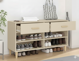 Zapatera moderna con 2 puertas  - LEROY (Copia) FAMUZE