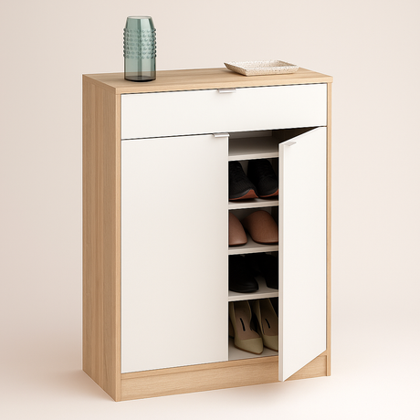 Zapatera con Cajón en melamina - ZÁRATE
