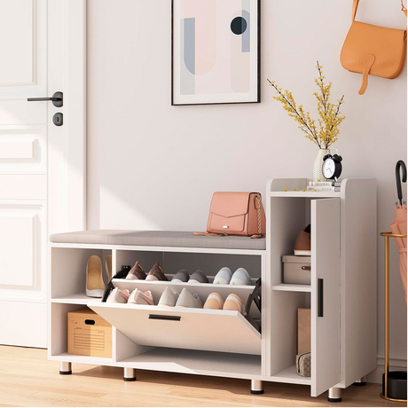 Zapatera Moderna con Asiento – BRISEN FAMUZE