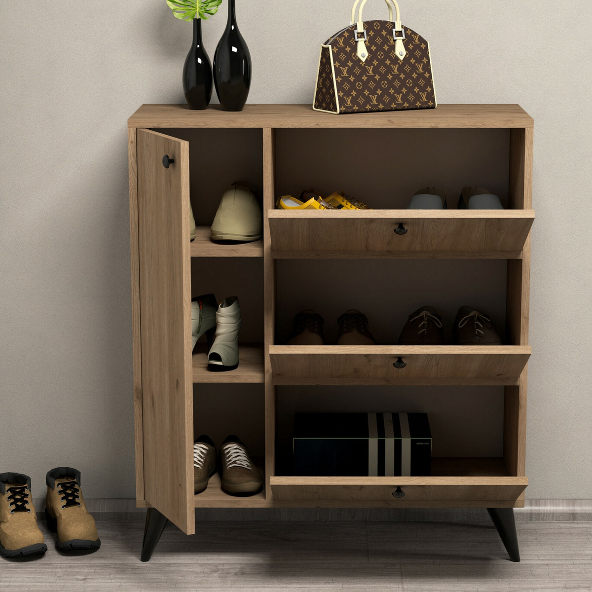 Zapatera Estante Moderno - KEVEK FAMUZE