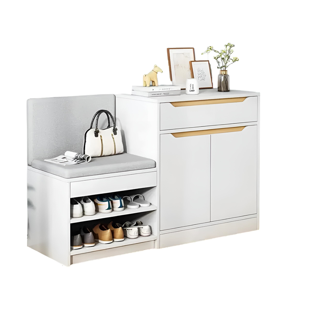 Zapatera Moderna Con Asiento - SOLVIK FAMUZE