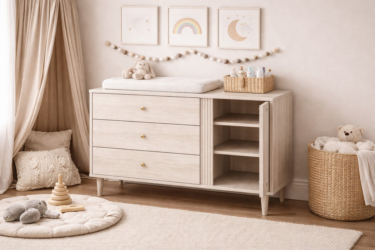 comoda cambiador para bebe - AURA- FAMUZE