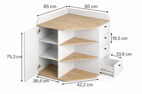 comoda cambiador para bebe - BRISA - FAMUZE