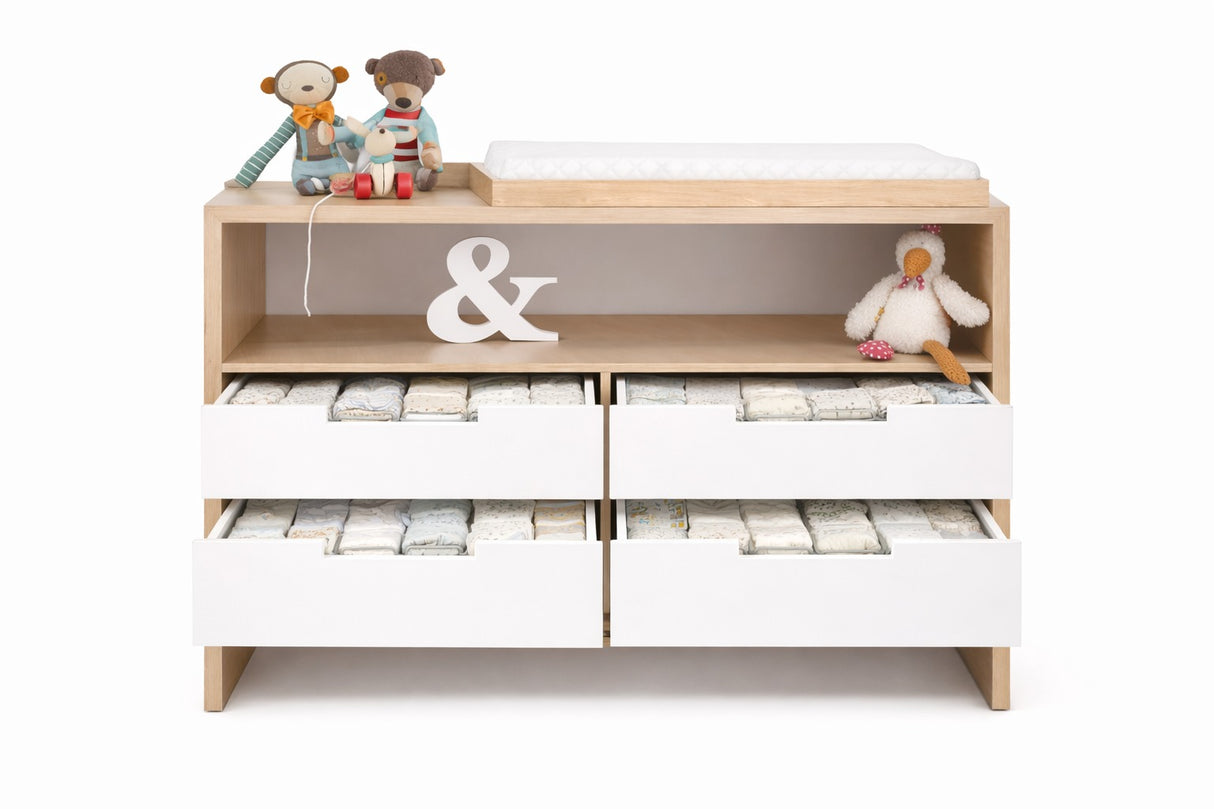 comoda cambiador para bebe - MIA - FAMUZE
