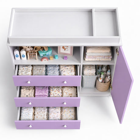 comoda cambiador para bebe - VYOLET - FAMUZE