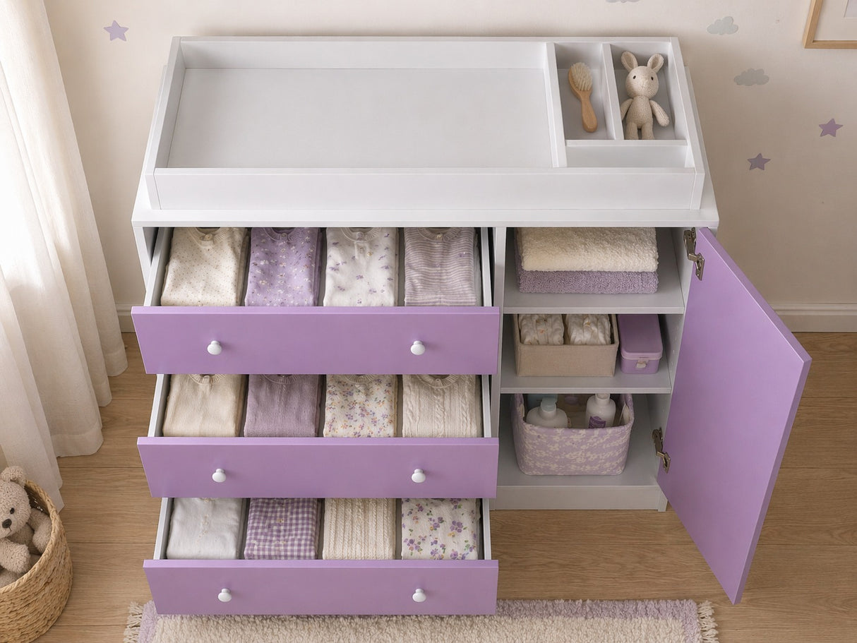 comoda cambiador para bebe - VYOLET - FAMUZE
