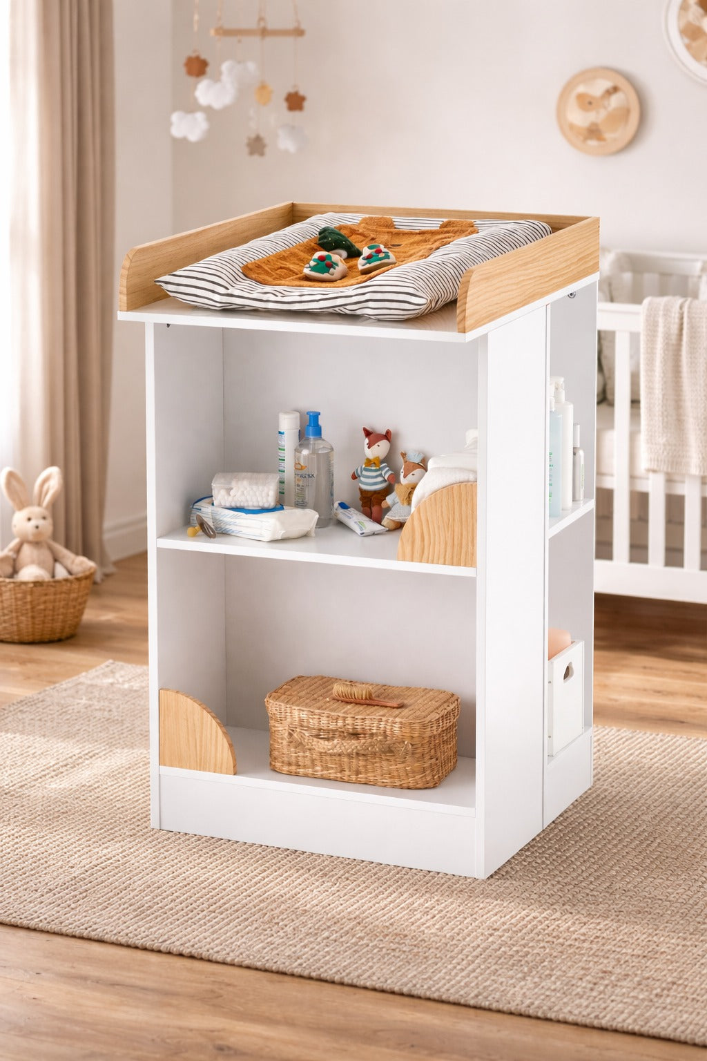 comoda cambiador para bebe - WOODBABY - FAMUZE