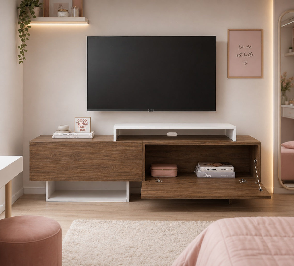 Consola  moderna de melamina – DALIA FAMUZE