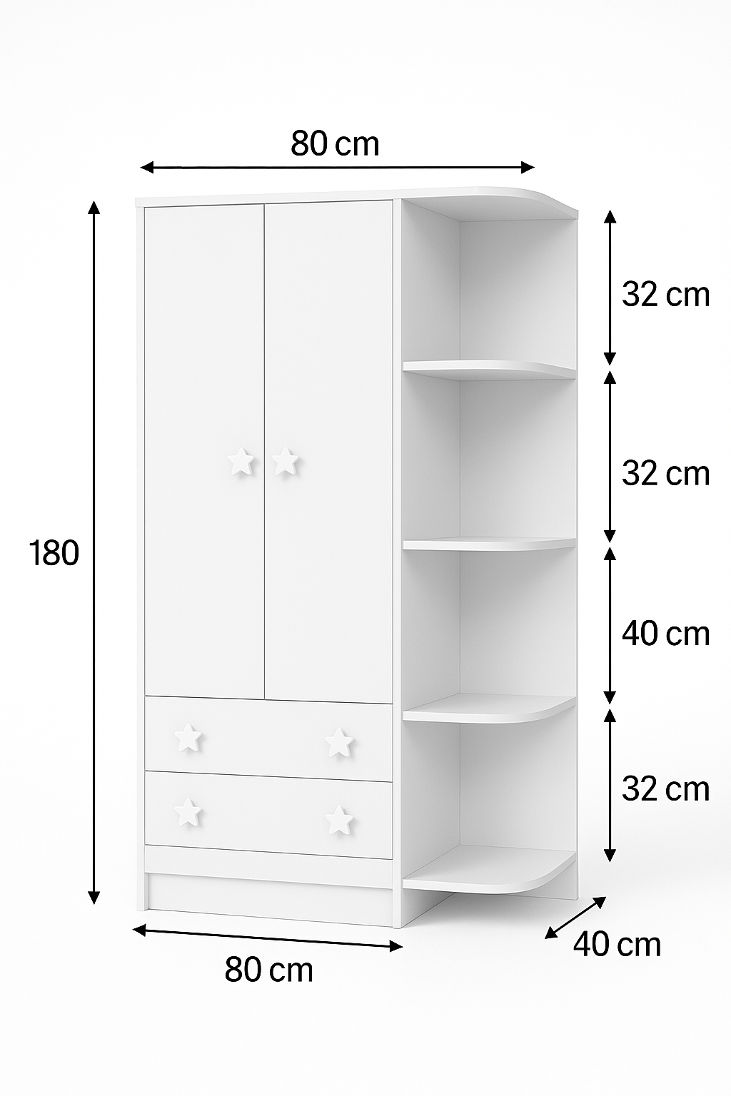 Ropero de melamina - ESTRELLA FAMUZE