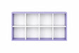 juguetero de melamina para bebe - PURPLE - FAMUZE