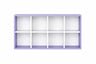 juguetero de melamina para bebe - PURPLE - FAMUZE