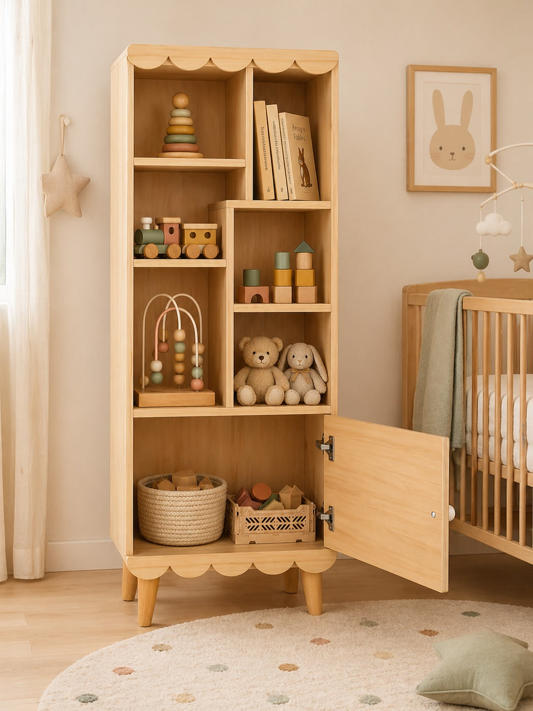 juguetero de melamina para bebe - TORRE - FAMUZE