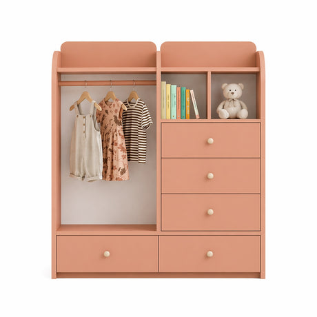 ropero de melamina para bebe - BOSQUE - FAMUZE