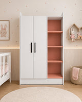 ropero de melamina para bebe - LOGAN - FAMUZE