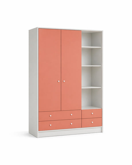 ropero de melamina para bebe - LUNITA - FAMUZE