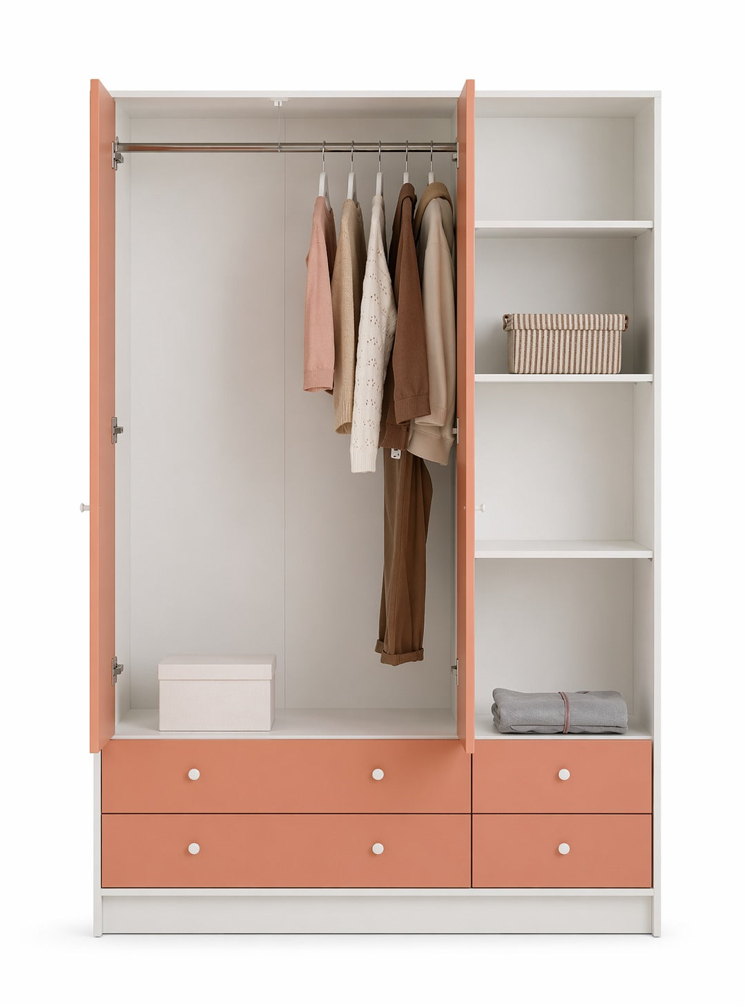 ropero de melamina para bebe - LUNITA - FAMUZE