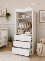 ropero de melamina para bebe - MIEL - FAMUZE