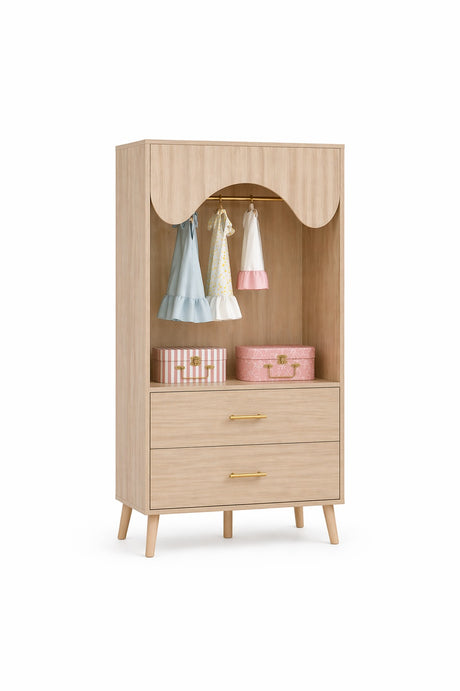 Ropero de melamina para bebe - VALENTINA FAMUZE