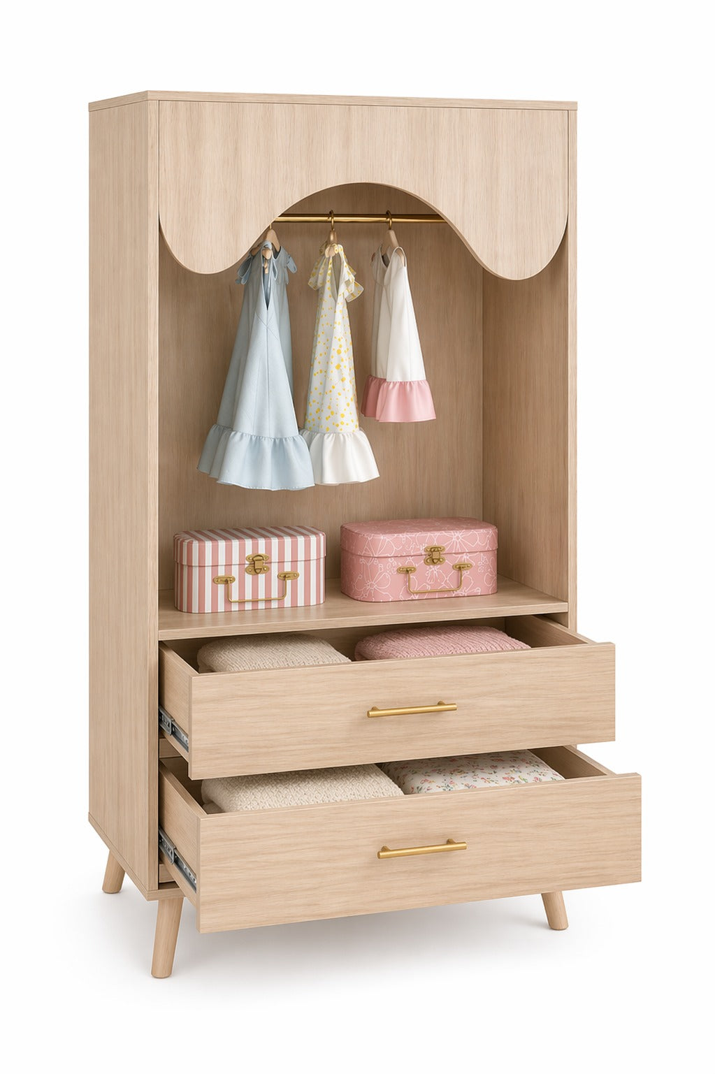 ropero de melamina para bebe - VALENTINA - FAMUZE